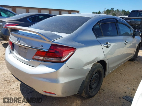2014 Honda Civic LX with VIN 19XFB2F54EE023704, listed as a IAAI auction lot 41850454 with 196,703 mi miles and . Bid and sale history available at DreamBid. Image 4.