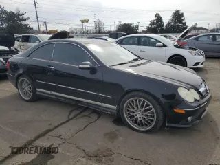 2007 Mercedes-Benz CLK-Class 5.5L with VIN WDBTJ72HX7F216515, listed as a Copart auction lot 46517705 with 149,364 mi miles and Salvage Title. Bid and sale history available at carsss.com. Image 4.