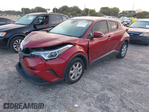 2019 Toyota C-HR XLE with VIN NMTKHMBX1KR070401, listed as a IAAI auction lot 42000335 with 45,643 mi miles. Bid and sale history available at carsss.com. Image 17.