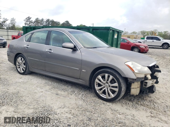 2010 Infiniti M with VIN JN1CY0AP4AM910541, listed as a Copart auction lot 50558175 with 249,167 mi miles and Salvage Title. Bid and sale history available at carsss.com. Image 4.