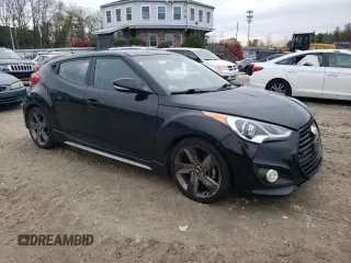2015 Hyundai Veloster Turbo with VIN KMHTC6AE3FU232834, listed as a Copart auction lot 76071403 with 173,259 mi miles. Bid and sale history available at carsss.com. Image 4.