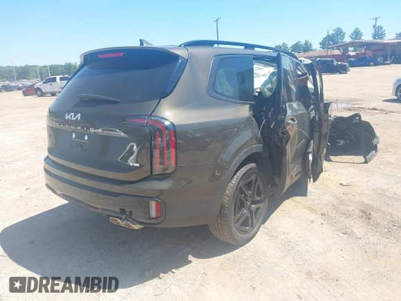 2024 Kia Telluride SX Prestige X-Pro with VIN 5XYP5DGC2RG418574, listed as a IAAI auction lot 39062660 with Not Provided miles and . Bid and sale history available at DreamBid. Image 4.