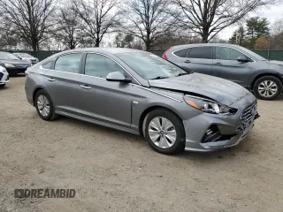 2018 Hyundai Sonata Hybrid SE with VIN KMHE24L32JA078624, listed as a Copart auction lot 49374195 with 73,295 mi miles and Salvage Title. Bid and sale history available at carsss.com. Image 4.