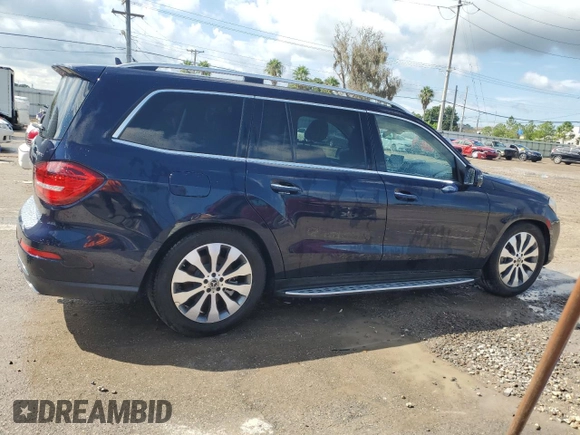 2018 Mercedes-Benz GLS 450 with VIN 4JGDF6EE2JB072018, listed as a Copart auction lot 72327534 with 10,827 mi miles and Non Repairable. Bid and sale history available at DreamBid. Image 3.