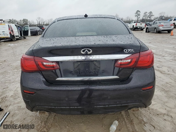 2015 Infiniti Q70L with VIN JN1BY1PPXFM600524, listed as a Copart auction lot 43150975 with 146,839 mi miles and Salvage Title. Bid and sale history available at carsss.com. Image 6.