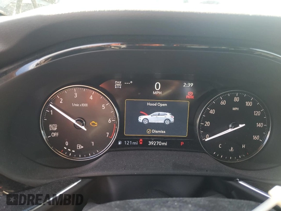 2022 Buick Envision Essence with VIN LRBFZPR4XND128890, listed as a Copart auction lot 46245845 with 39,270 mi miles and Salvage Title. Bid and sale history available at carsss.com. Image 9.