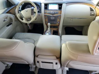 2014 Infiniti QX80 with VIN JN8AZ2NE1E9067174, listed as a Copart auction lot 43351525 with 115,255 mi miles and Salvage Title. Bid and sale history available at carsss.com. Image 8.