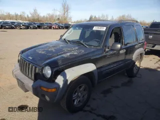 2003 Jeep Liberty Sport with VIN 1J4GK48KX3W658457, listed as a Copart auction lot 41863855 with 194,747 mi miles and Salvage Title. Bid and sale history available at DreamBid. Image 1.
