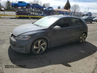 2018 Volkswagen Golf GTI S with VIN 3VW547AU4JM273118, listed as a Copart auction lot 48955985 with 99,659 mi miles and Salvage Title. Bid and sale history available at carsss.com. Image 1.