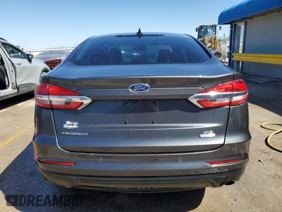 2020 Ford Fusion SE with VIN 3FA6P0HD1LR227771, listed as a Copart auction lot 65588195 with 78,925 mi miles and Salvage title. Bid and sale history available at DreamBid. Image 6.