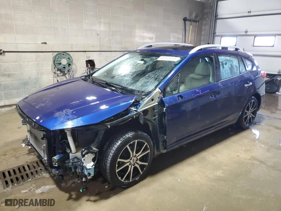 2017 Subaru Impreza Limited with VIN 4S3GTAU64H3708000, listed as a Copart auction lot 46341515 with 72,377 mi miles and Salvage Title. Bid and sale history available at carsss.com. Image 1.