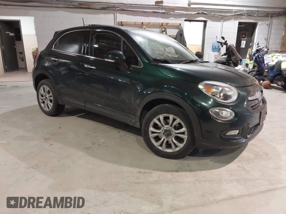 2016 FIAT 500X Lounge with VIN ZFBCFYDT1GP470721, listed as a IAAI auction lot 41293223 with 104,478 mi miles and . Bid and sale history available at DreamBid. Image 1.