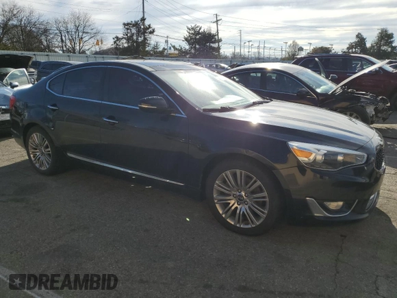 2014 Kia Cadenza Premium with VIN KNALN4D77E5143886, listed as a Copart auction lot 83951574 with 0 mi miles and Clean Title. Bid and sale history available at carsss.com. Image 4.