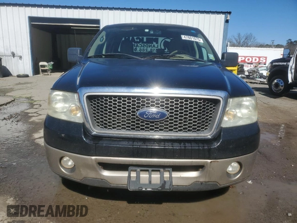 2006 Ford F-150 XLT with VIN 1FTPW125X6KB28223, listed as a Copart auction lot 47601075 with 208,959 mi miles and Salvage Title. Bid and sale history available at carsss.com. Image 5.