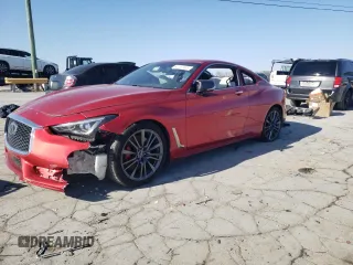 2017 Infiniti Q60 Red Sport 400 с VIN JN1FV7EK3HM611081, выставлен на аукционе Copart как лот 42357495 с пробегом 71 923 миль миль и Списание • Salvage title. История ставок и продаж доступна на DreamBid. Изображение 1.