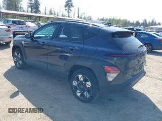 2024 Hyundai Kona SEL with VIN KM8HBCAB2RU133634, listed as a IAAI auction lot 42116645 with 14,248 mi miles. Bid and sale history available at carsss.com. Image 3.