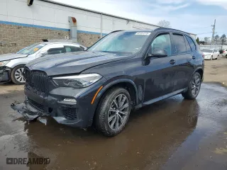 2021 BMW X5 xDrive40i with VIN 5UXCR6C0XM9E73179, listed as a Copart auction lot 48191315 with 0 mi miles and Salvage Title. Bid and sale history available at carsss.com. Image 1.