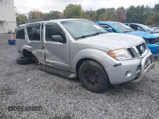 2008 Nissan Pathfinder SE with VIN 5N1AR18B68C626549, listed as a IAAI auction lot 41622666 with 190,766 mi miles and . Bid and sale history available at DreamBid. Image 1.