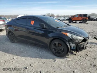 2013 Hyundai Elantra GLS with VIN 5NPDH4AE7DH369510, listed as a Copart auction lot 49780505 with 94,834 mi miles and Salvage Title. Bid and sale history available at carsss.com. Image 4.