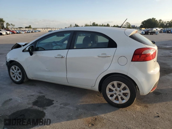2013 Kia Rio LX with VIN KNADM5A38D6232986, listed as a Copart auction lot 50928325 with 68,799 mi miles and Salvage Title. Bid and sale history available at DreamBid. Image 2.