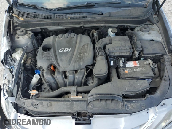 2012 Hyundai Sonata GLS with VIN 5NPEB4ACXCH452187, listed as a Copart auction lot 53274065 with 38,715 mi miles and Salvage Title. Bid and sale history available at carsss.com. Image 11.