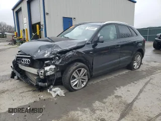 2018 Audi Q3 Premium with VIN WA1ECCFS4JR008911, listed as a Copart auction lot 51858065 with 102,091 mi miles and Salvage title. Bid and sale history available at DreamBid. Image 1.