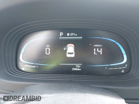 2023 Hyundai Venue SE with VIN KMHRB8A30PU227454, listed as a IAAI auction lot 41863384 with 23,464 mi miles and . Bid and sale history available at DreamBid. Image 7.