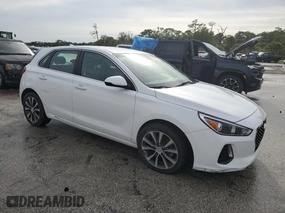 2018 Hyundai Elantra GT with VIN KMHH35LE6JU066203, listed as a Copart auction lot 73211344 with 57,361 mi miles and Salvage Title. Bid and sale history available at carsss.com. Image 4.