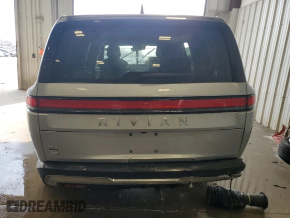 2025 Rivian R1S Adventure with VIN 7PDSGBBA4SN049237, listed as a Copart auction lot 53455505 with 0 mi miles and Salvage Title. Bid and sale history available at carsss.com. Image 6.