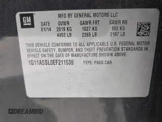 2014 Chevrolet Malibu LS with VIN 1G11A5SL0EF211539, listed as a IAAI auction lot 42098972 with 129,498 mi miles and . Bid and sale history available at DreamBid. Image 9.