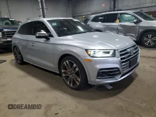 2018 Audi SQ5 Prestige with VIN WA1C4AFY2J2205145, listed as a Copart auction lot 62276795 with 125,150 mi miles and Salvage title. Bid and sale history available at DreamBid. Image 4.