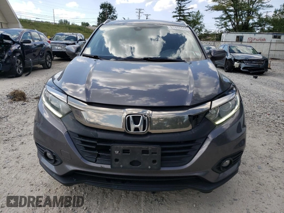 2019 Honda HR-V EX-L with VIN 3CZRU6H70KM715211, listed as a Copart auction lot 67448444 with 40,961 mi miles and Salvage Title. Bid and sale history available at carsss.com. Image 5.