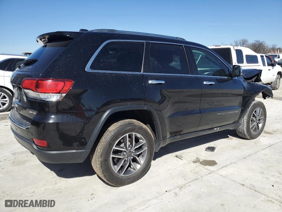 2020 Jeep Grand Cherokee Limited with VIN 1C4RJFBG7LC239937, listed as a Copart auction lot 47252945 with 75,054 mi miles and Salvage Title. Bid and sale history available at carsss.com. Image 3.