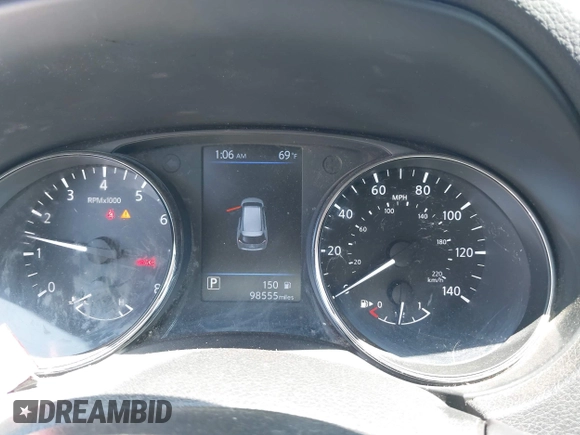 2019 Nissan Rogue SV with VIN 5N1AT2MT0KC705437, listed as a IAAI auction lot 42060597 with 98,555 mi miles and . Bid and sale history available at DreamBid. Image 7.