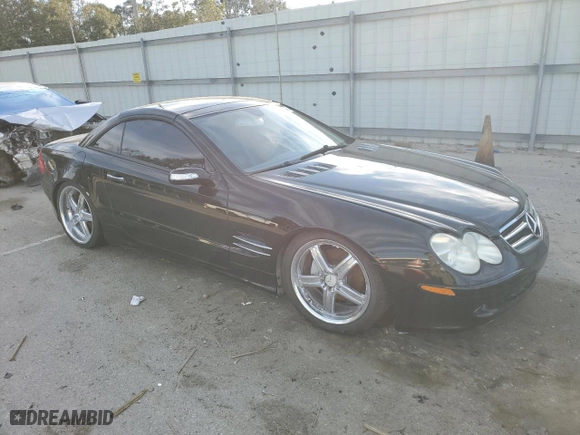 2005 Mercedes-Benz SL-Class 5.0L with VIN WDBSK75F05F101325, listed as a Copart auction lot 46410245 with 0 mi miles and Clean Title. Bid and sale history available at carsss.com. Image 4.