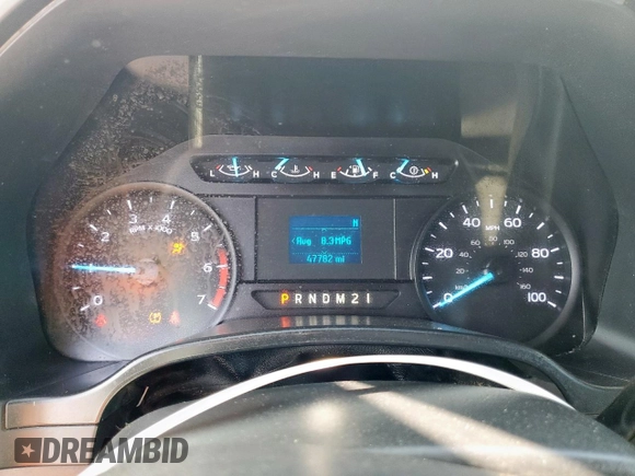 2020 Ford F-250 XL with VIN 1FT7W2A60LED39313, listed as a Copart auction lot 64837615 with 47,782 mi miles and Salvage title. Bid and sale history available at DreamBid. Image 9.