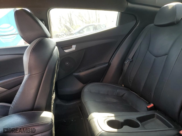 2016 Hyundai Veloster Turbo with VIN KMHTC6AE7GU249962, listed as a Copart auction lot 52281215 with 92,878 mi miles and Salvage Title. Bid and sale history available at carsss.com. Image 10.