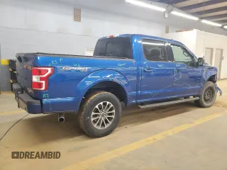 2018 Ford F-150 XL with VIN 1FTEW1E53JFA62022, listed as a Copart auction lot 49797055 with 118,501 mi miles and Salvage Title. Bid and sale history available at carsss.com. Image 3.