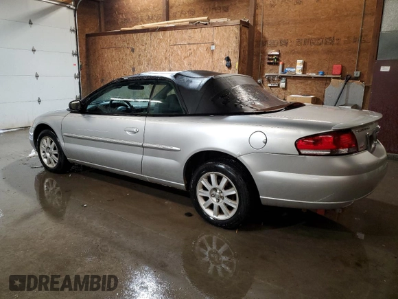 2004 Chrysler Sebring GTC z VIN 1C3EL75R54N327309, wystawiony jako Copart lot #46127865 z przebiegiem 120 715 mil mil oraz Szkoda całkowita • Salvage title. Historia ofert i sprzedaży dostępna na DreamBid. Obrazek 2.
