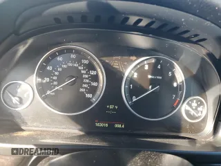2014 BMW 5 Series 535i xDrive with VIN WBA5B3C55ED293030, listed as a Copart auction lot 80950224 with 163,016 mi miles and Salvage Title. Bid and sale history available at carsss.com. Image 9.