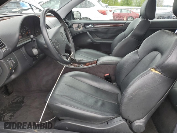 2001 Mercedes-Benz CLK 320/430 with VIN WDBLJ65G71F175961, listed as a Copart auction lot 54886275 with 58,455 mi miles and Clean Title. Bid and sale history available at carsss.com. Image 7.