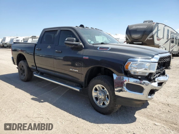 2021 Ram 2500 Tradesman with VIN 3C6UR5CJ4MG638608, listed as a Copart auction lot 53738125 with 90,447 mi miles and Salvage title. Bid and sale history available at DreamBid. Image 4.