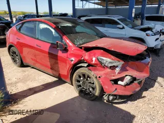 2022 Tesla Model Y Long Range z VIN 7SAYGDEE3NF436119, wystawiony jako Copart lot #54892115 z przebiegiem 27 054 mil mil oraz Szkody całkowita. Historia ofert i sprzedaży dostępna na DreamBid. Obrazek 4.