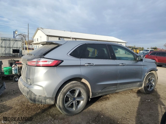 2020 Ford Edge SEL with VIN 2FMPK4J99LBA17990, listed as a Copart auction lot 49837895 with 48,809 mi miles and Salvage Title. Bid and sale history available at carsss.com. Image 3.