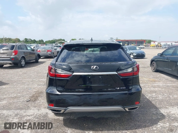 2020 Lexus RX 350 with VIN 2T2HZMAA9LC153571, listed as a IAAI auction lot 41710981 with 34,354 mi miles and . Bid and sale history available at DreamBid. Image 16.