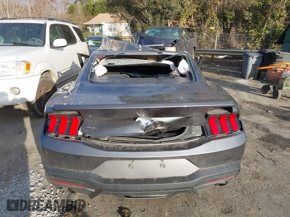 2024 Ford Mustang EcoBoost with VIN 1FA6P8TH9R5126403, listed as a IAAI auction lot 41419709 with 1 mi miles. Bid and sale history available at carsss.com. Image 12.