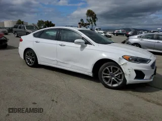 2019 Ford Fusion SEL with VIN 3FA6P0CD0KR254126, listed as a Copart auction lot 50796965 with 72,179 mi miles and Salvage Title. Bid and sale history available at carsss.com. Image 4.