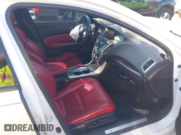 2018 Acura TLX w/A-SPEC Pkg with VIN 19UUB2F62JA008455, listed as a IAAI auction lot 41421336 with 1 mi miles. Bid and sale history available at carsss.com. Image 5.