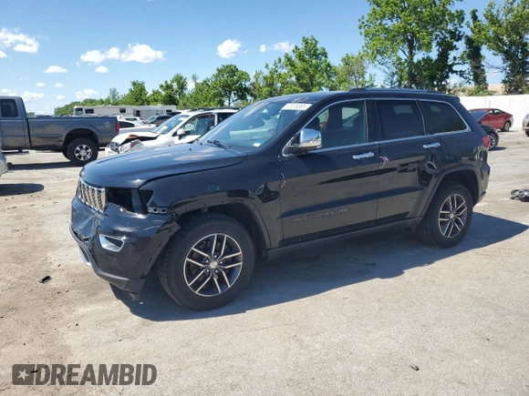 2017 Jeep Grand Cherokee Limited z VIN 1C4RJFBG5HC797356, wystawiony jako Copart lot #57476385 z przebiegiem 137 695 mil mil oraz Szkoda całkowita • Salvage title. Historia ofert i sprzedaży dostępna na DreamBid. Obrazek 1.