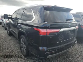 2023 Toyota Sequoia SR5 with VIN 7SVAAAAA5PX001618, listed as a Copart auction lot 74738914 with 27,668 mi miles and Salvage Title. Bid and sale history available at carsss.com. Image 2.